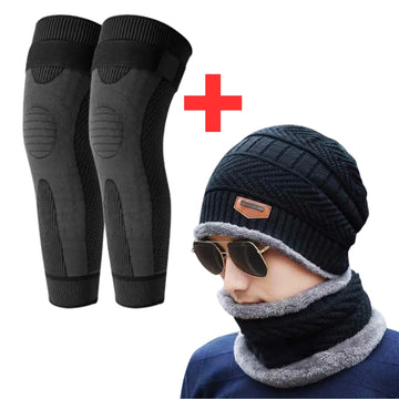 3-in-1 Winter Set | Cap, Neck Warmer & Leg Warmers