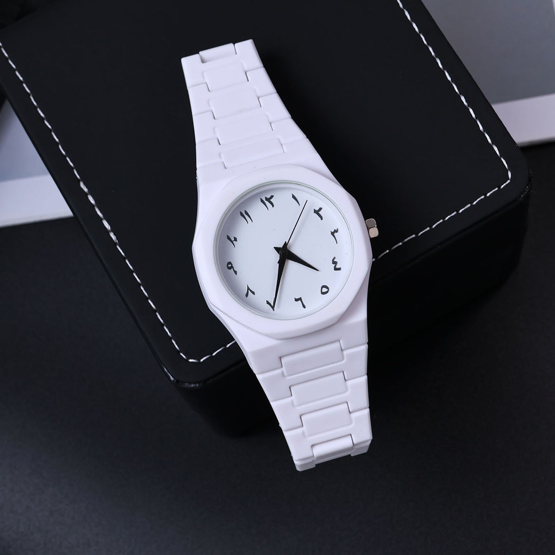 White Arabic Aura Watch for Men