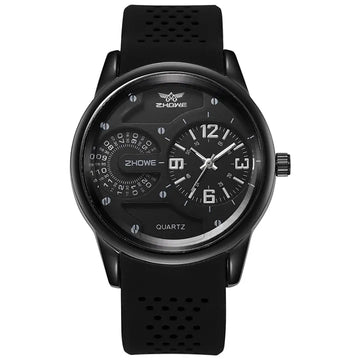 Dual Dial Rubber Watch